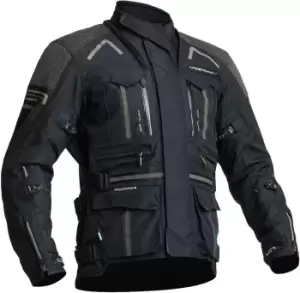 image of Lindstrands Oman Waterproof Motorcycle Textile Jacket, black, Size 50, black, Size 50