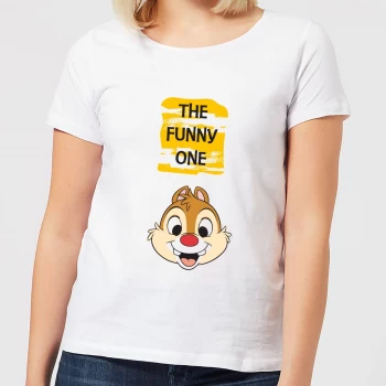 Image of Disney Chip 'N' Dale The Funny One Womens T-Shirt - White