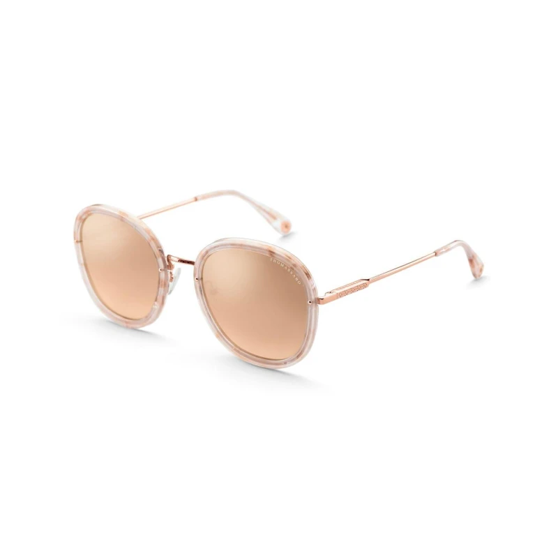 Image of Thomas Sabo Mia Square Mirrored Sunglasses Pink female One Size