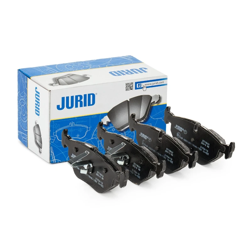 Image of JURID 571960J Brake pad set prepared for wear warning indicator, without accessories, with piston clip Brake Pad Set,disc brake (402)