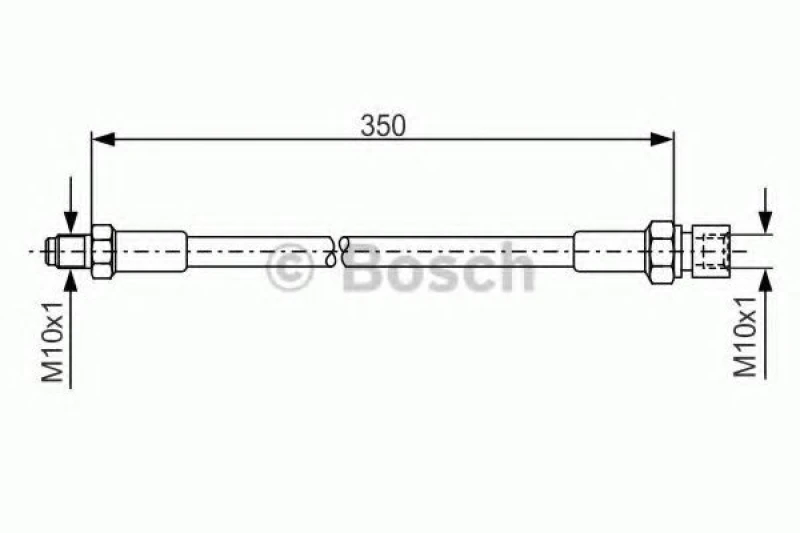 Image of Bosch 1 987 476 324 Brake Hose Brake Hose (83)