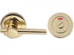 image of LocksOnline Easy Turn Bathroom Door Lock Set with Indicator