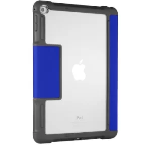 image of Dux 7.9 Inch iPad Mini 4th Generation Tablet Case Blue Microfibre Polycarbonate TPU Scratch Resistant Shock Resistant