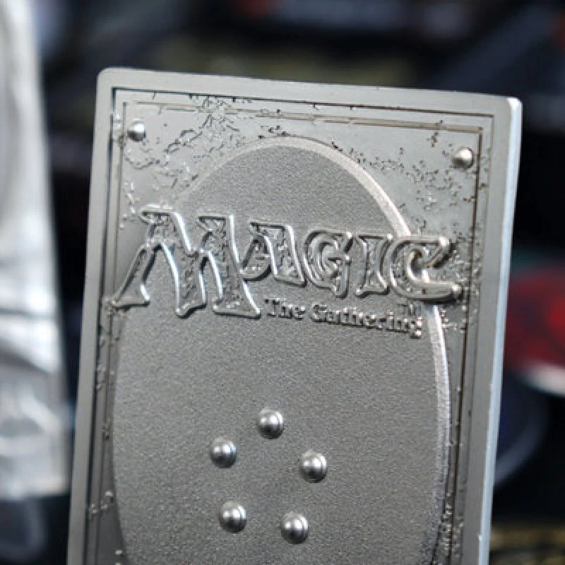 Image of Magic The Gathering Limited Edition .999 Silver Plated Kaya, Ghost Assassin Ingot Metallic Silver unisex