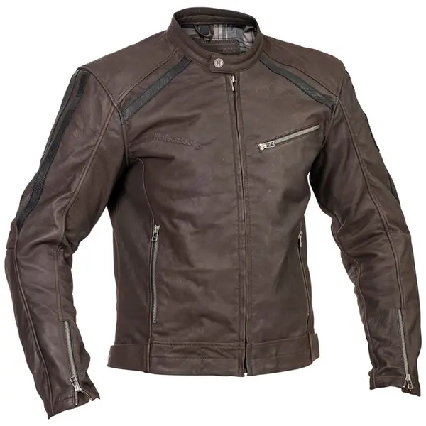 Image of Halvarssons Sandtorp Leather Jacket Brown Size 54