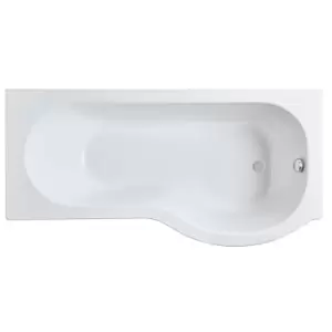 image of Nuie 1600mm Right Hand P Shaped Bath - White