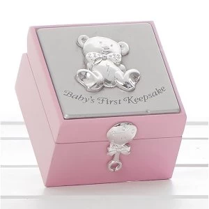 image of Pink Baby Keepsake Box