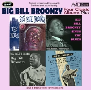 Image of Four Classic Albums Plus The Blues/Sings the Blues/Big Bills Blues/Folk Blues by Big Bill Broonzy CD Album