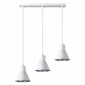 image of Sollux Pendant Lamp Taleja 3 White [es111]