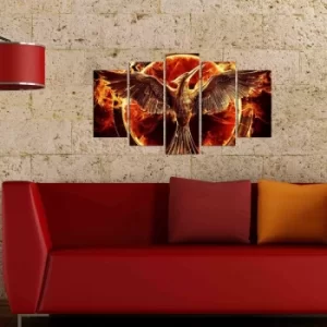 Image of 5MX-148 Multicolor Decorative MDF Painting (5 Pieces)