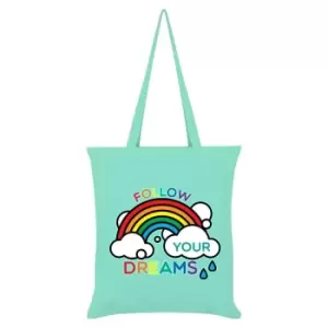 Image of Grindstore Follow Your Dreams Tote Bag (One Size) (Green)
