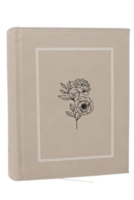 Image of NKJV, Journal the Word Bible: Reflect, Journal or Create Art Next to Your Favorite Verses (Stone Leathersoft over board, Red Letter, Comfort Print) Ha