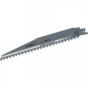 Image of Bosch S1142KHM Carbide Reciprocating Saw Blade for Wood 225mm Pack of 1