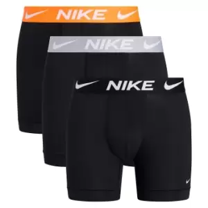 Image of Nike Boxer Brief 3pk, Black/orange/silver/black