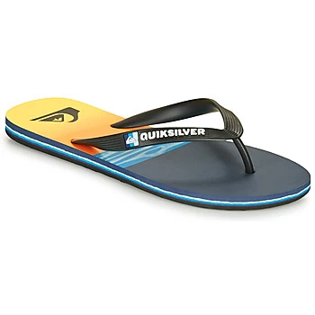 Quiksilver MOLOKAI HOLD DOWN mens Flip flops / Sandals (Shoes) in Black,8,9,10,11,12,13