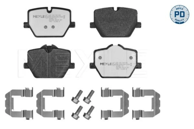 Image of Brake pad set MEYLE 025 214 7417/PD