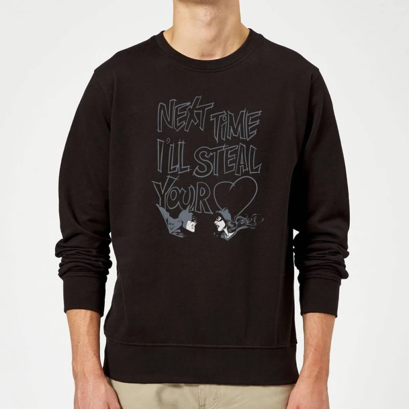 Image of Batman Steal Your Heart Sweatshirt - Black - M