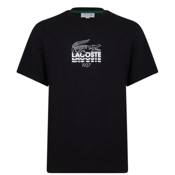 image of Lacoste Trip T Shirt - Black