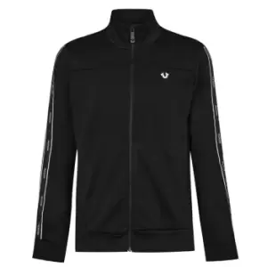 Image of True Religion Tape Track Top - Black