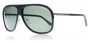 image of Tom Ford Chris Sunglasses Matte Black 02N 62mm