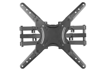 image of ProperAV Full Motion Corner Tilt & Swivel 23 - 55" TV Bracket - Black