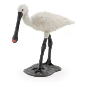 image of Papo Wild Animal Kingdom Eurasian Spoonbill Toy Figure, 3 Years or...