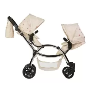 Image of Roma Darcie Twin Dolls Pram - Cream