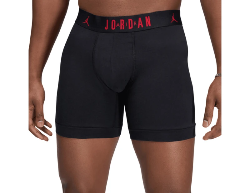 Image of Jordan Jhm Flight Cotton Core 3pk Boxer Shorts Black C066 S