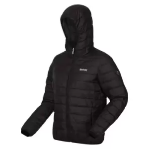 image of Regatta Womens Hooded Hillpack Quilted Jacket - Black