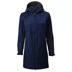 image of Musto Womens Sardinia Waterproof Long Rain Jacket Navy 12