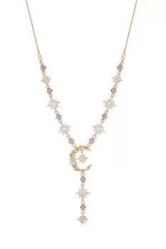 image of Rose Gold Pastel Celestial Y Necklace