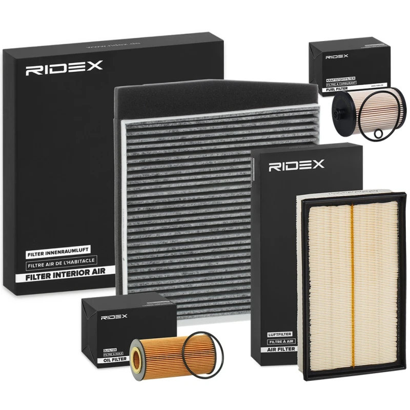 Image of RIDEX 4055F25769 Filter Set with gasket/seal Filter Set (4055)