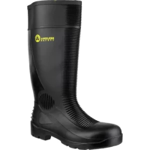 Image of Amblers Safety FS100 Construction Safety Wellington Black Size 10.5
