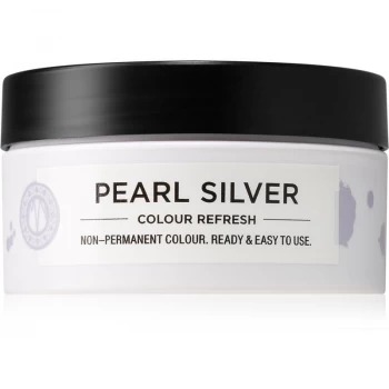 image of Maria Nila Colour Refresh Pearl Silver Gentle Nourishing Mask without Permanent Color Pigments Lasts For 4 - 10 Washes 0.20 100ml