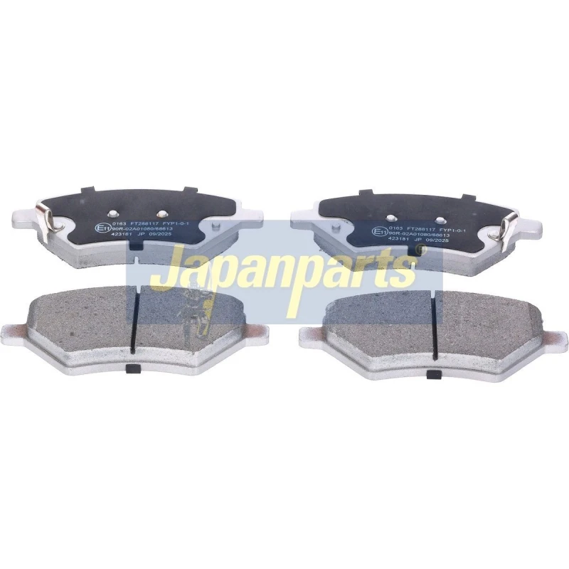 Image of JAPANPARTS Brake pad set JAPANPARTS PA-0163AF