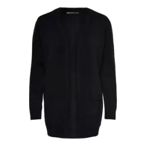 Image of Only Long Sleeve Open Cardigan Ladies - Black