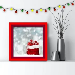 Image of 3030AHSNOEL-009 Multicolor Decorative Framed MDF Painting