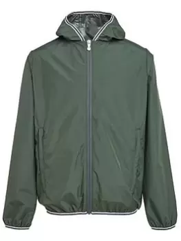 Image of Boys, Pyrenex Lightweight Hooded Jacket - Khaki, Size 10 Years