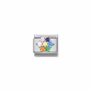 Image of Nomination 330322/05 Composable CL SYMBOLS Steel Cz And Jewellery