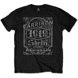 Image of Peaky Blinders - Garrison Pub Mens Large T-Shirt - Black