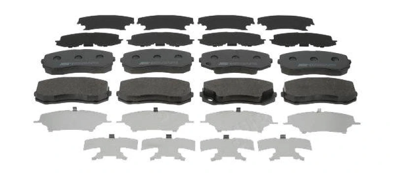 Image of JURID 573752J Brake pad set not prepared for wear warning indicator Brake Pad Set,disc brake (402)