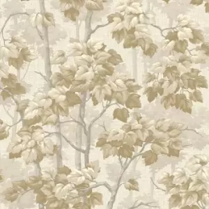 image of Belgravia Decor Giorgio Tree Beige Textured Wallpaper