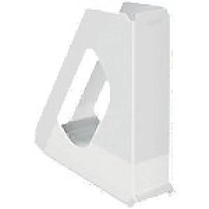 Image of Rexel Magazine File Choices Polystyrene White 26 x 7.2 x 25.6 cm