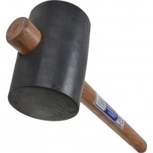 image of Faithfull Black Rubber Mallet 1100g