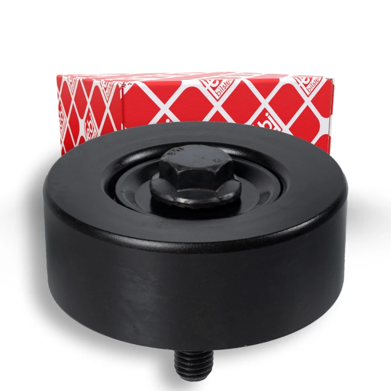 Image of FEBI BILSTEIN 34170 Idler Pulley with screw Metal Deflection/Guide Pulley,v-ribbed belt (312)