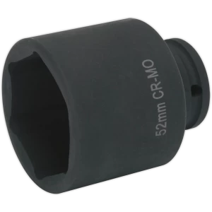 image of Genuine SEALEY SX010 Impact Socket 52mm 1/2Sq Drive