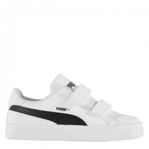 Puma Smash Vulc Infant Boys Trainers - White/Black