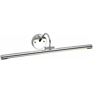 Image of Loops - SingleAdjustable LED Fitting Picture Light Slim Polished Chrome 7.9W