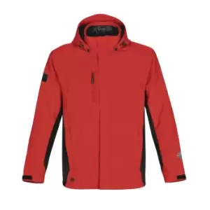 Image of Stormtech Mens Atmosphere 3-in-1 Performance System Jacket (Waterproof & Breathable) (2XL) (Stadium Red/Black)