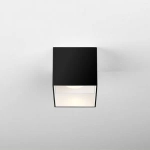Image of LED 1 Light Square Surface Mounted Downlight Matt Black